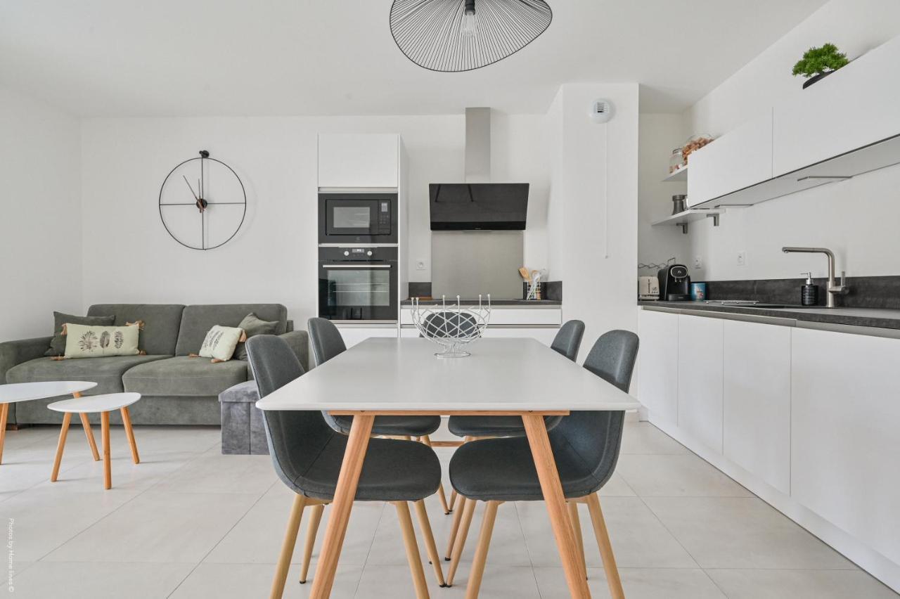 T4 Neuf - Jardin-Terrasse Et Piscine - Acces Direct Plages Et Centre Village - App C 12 Saint-Cyr-sur-Mer Buitenkant foto
