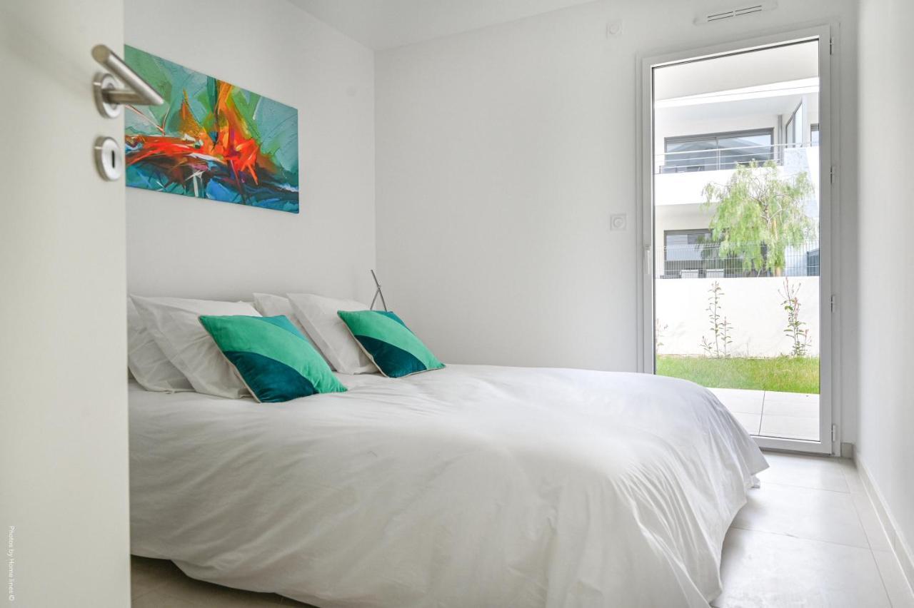 T4 Neuf - Jardin-Terrasse Et Piscine - Acces Direct Plages Et Centre Village - App C 12 Saint-Cyr-sur-Mer Buitenkant foto
