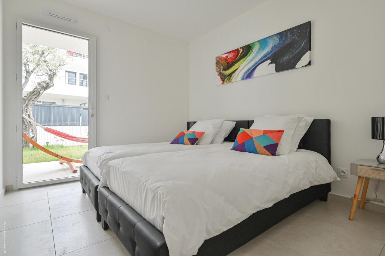 T4 Neuf - Jardin-Terrasse Et Piscine - Acces Direct Plages Et Centre Village - App C 12 Saint-Cyr-sur-Mer Buitenkant foto