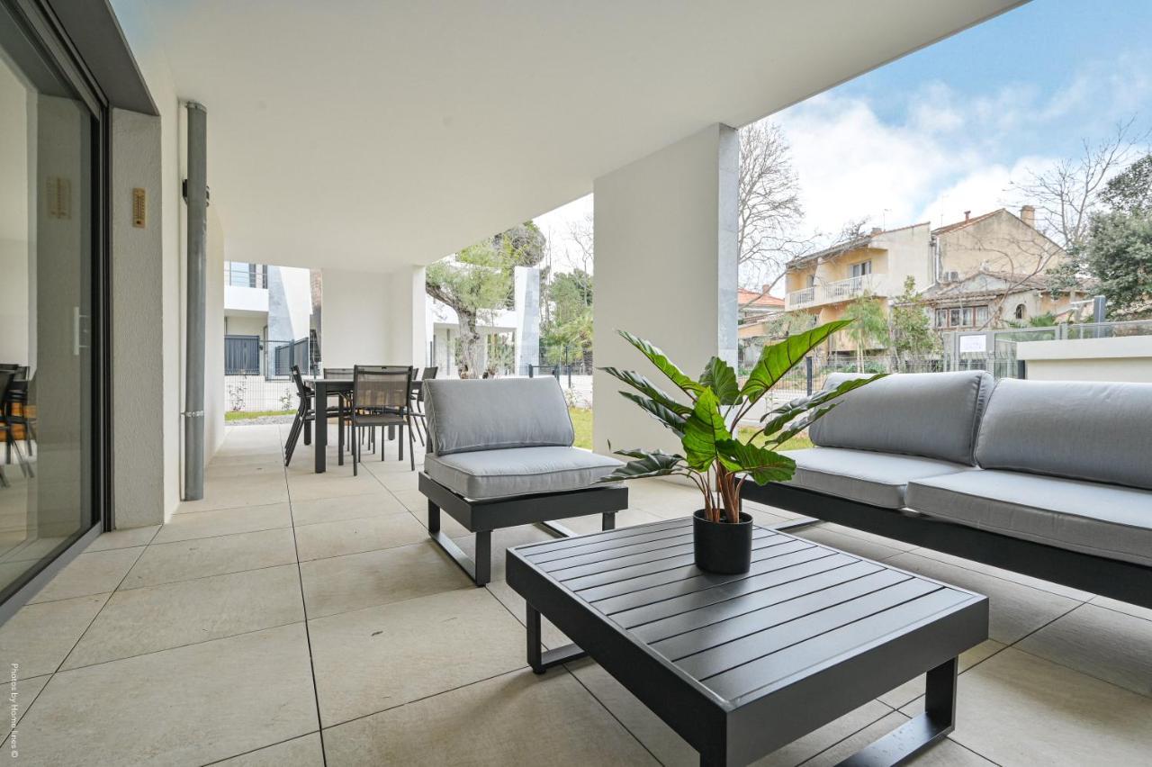 T4 Neuf - Jardin-Terrasse Et Piscine - Acces Direct Plages Et Centre Village - App C 12 Saint-Cyr-sur-Mer Buitenkant foto